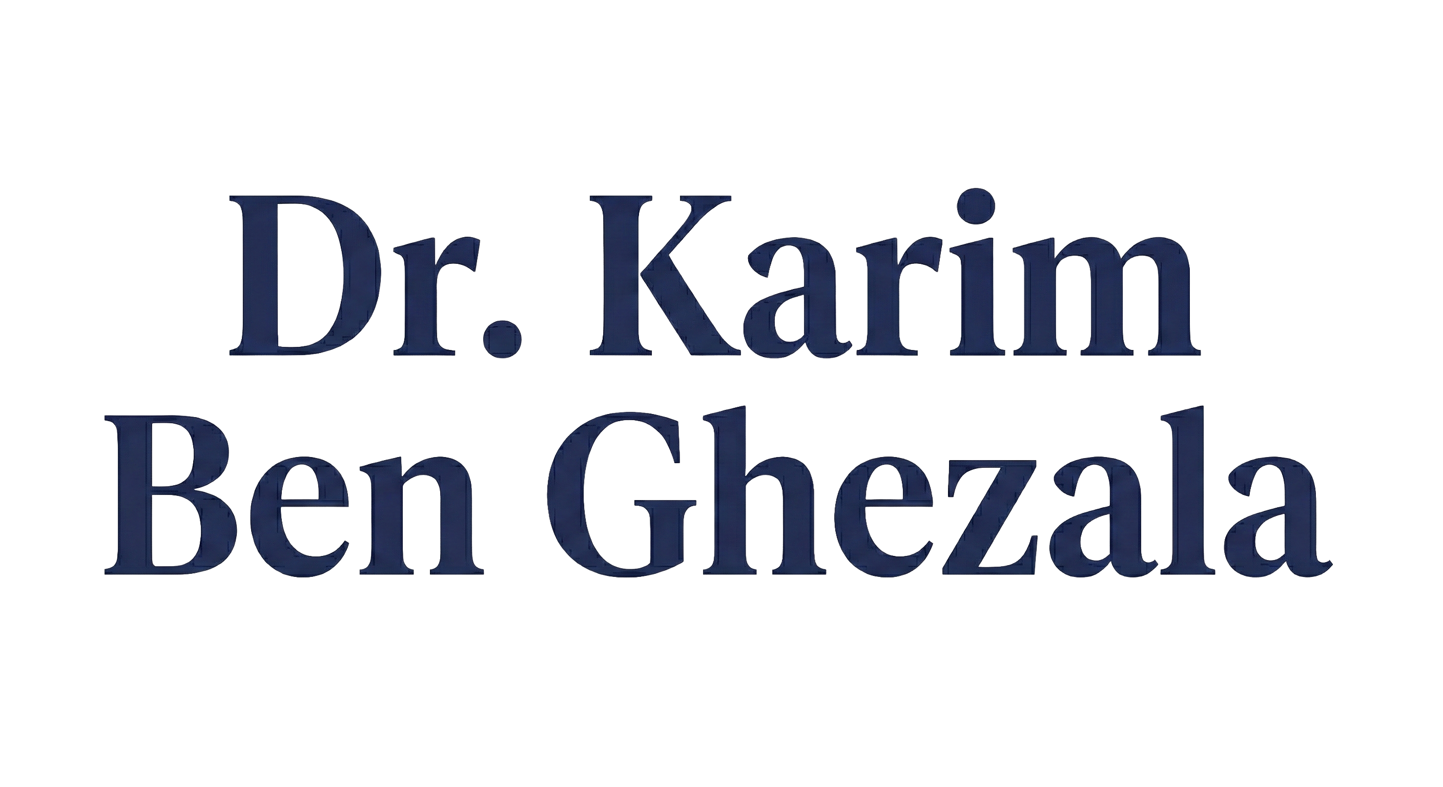 Logotipo del Dr. Karim Ben Ghezala